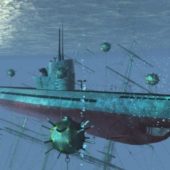 Old Military Submarine