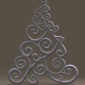 Christmas Line Shape Decoration