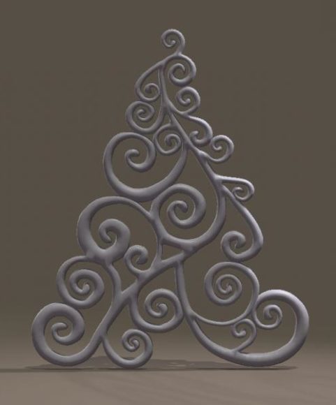 Christmas Line Shape Decoration