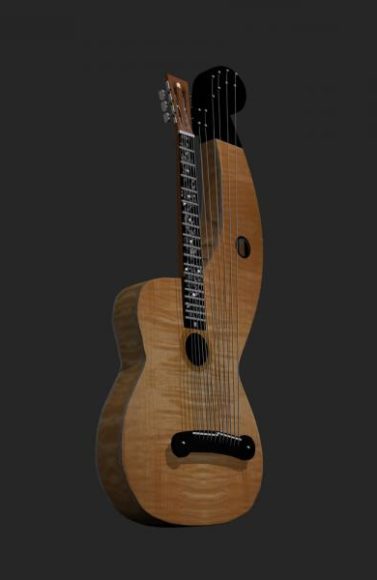 Wood Electric Guitar