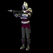 Medieval Warrior With Armor