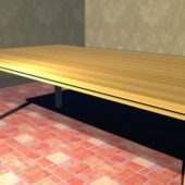 Low Table Wooden Top