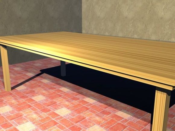 Low Table Wooden Top