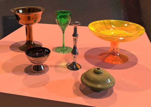 Colorful Glass Tableware