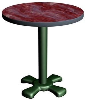 Round Bar Table Wood Top
