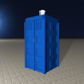 Blue Tardis Box