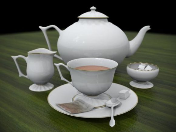Tea Set With Teapot Cup