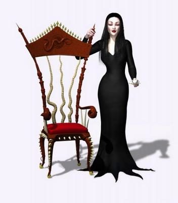 Witch Girl With A Chair