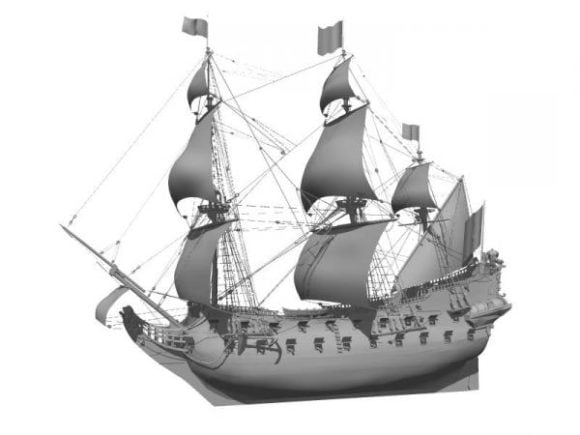 The Prince William Sailing Ship