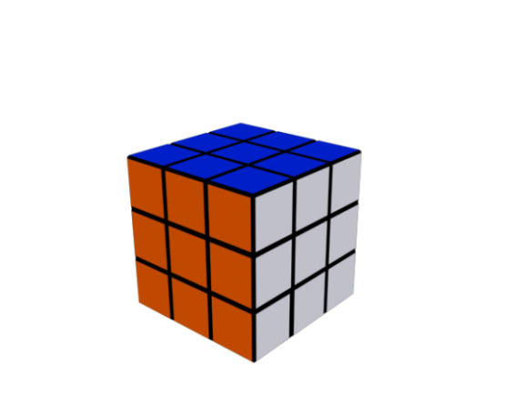 Colorful Rubik Cube