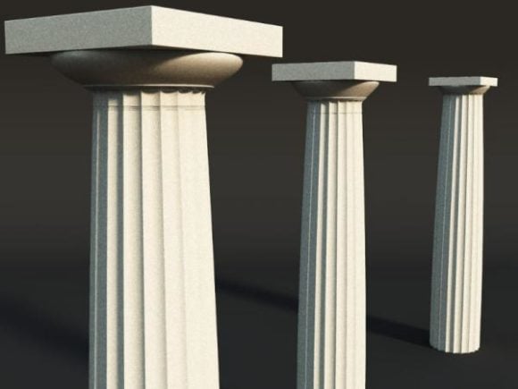 Classic Doric Columns