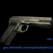 Vintage Pistol Gun Tokarev