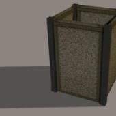 Trash Can Wooden