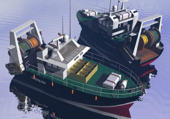 Trawler Cargo Ship