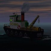 Tugboat Ship