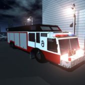 Usa Fire Engine Truck