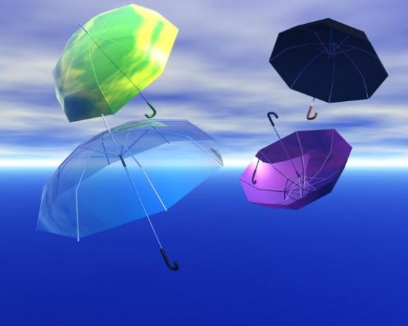 Colorful Umbrella Decoration