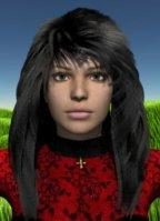 Girl Character With Modern Hair