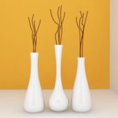 Ceramic Vase Decoration White Color