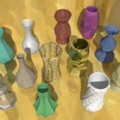Vase Decoration Set Various Material
