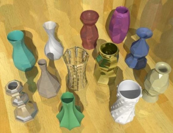 Vase Decoration Set Various Material