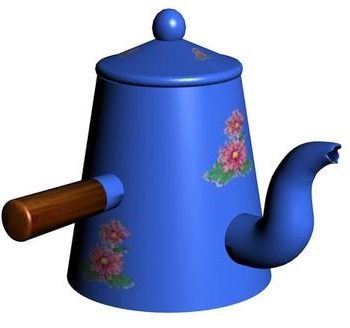 Blue Tea Pot