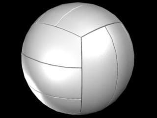 Volleyball Ball Lowpoly