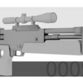Sniper Rifle Gun Wa2000