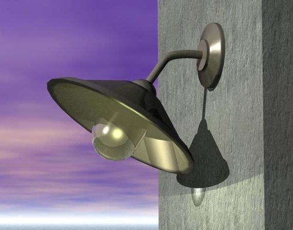 Outdoor Wall Mounted Lamp
