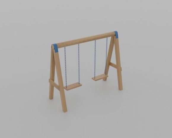 Outdoor Wooden Swing