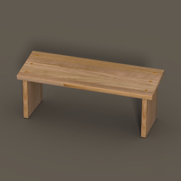 Wood Yoga Bench Furniture