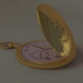 Vintage Golden Pocket Watch