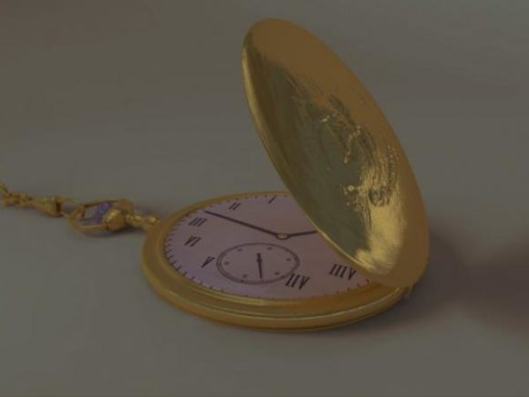 Vintage Golden Pocket Watch