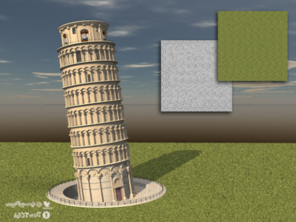 Pisa Tower Ancient Architecture