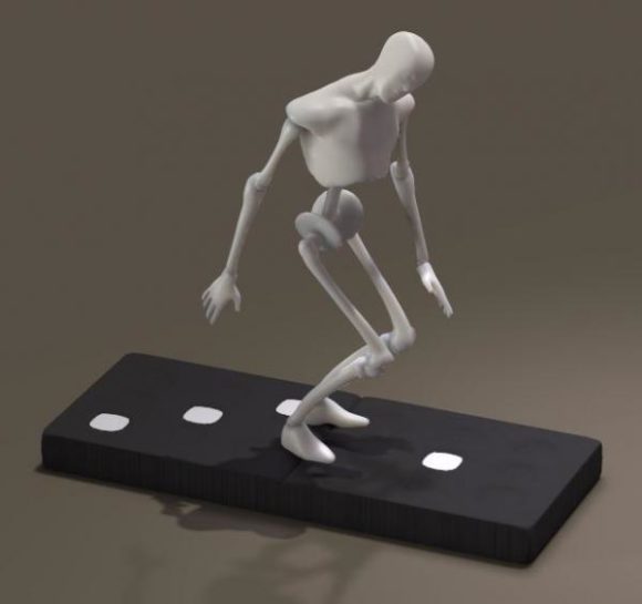 Human Skeleton Low Poly