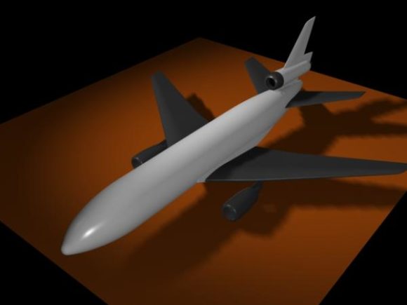 Airplane Concept, Airplane 3D Model - .3ds - 123Free3DModels