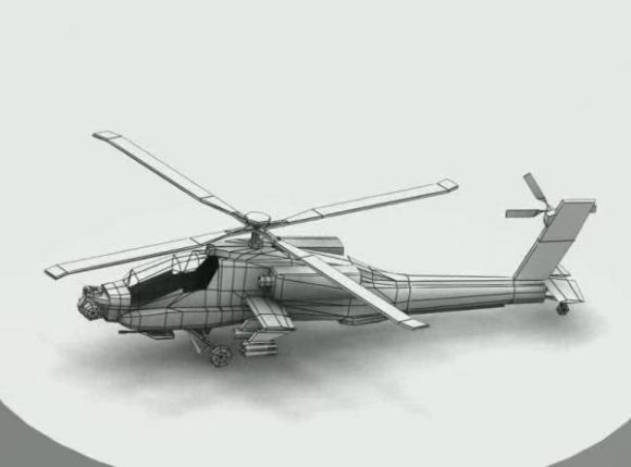 Apache Army Helicopter