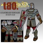 Armored Swordman Mediaeval Character