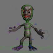 Alien Character Rigged