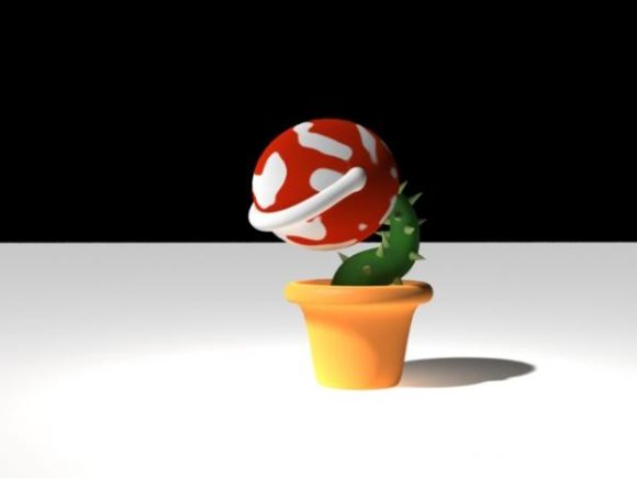 Plastic Potted Plant Toy