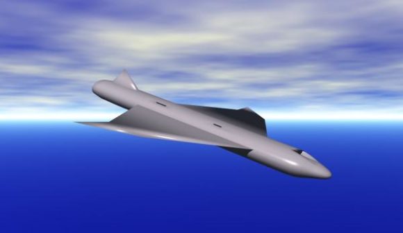 Futuristic Supersonic Airplane Concept