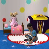 Doll Bed With Kid