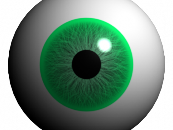 Green Human Eye