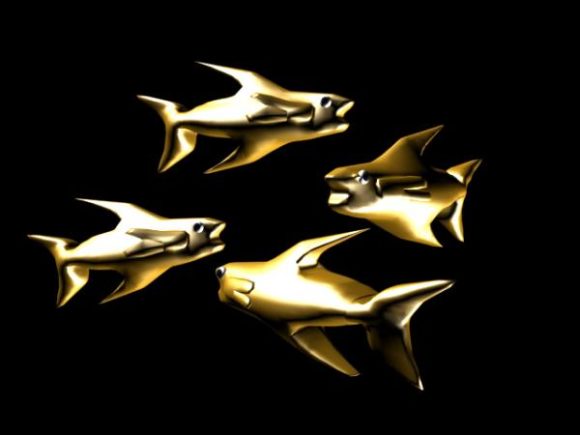 Golden Fish Decoration