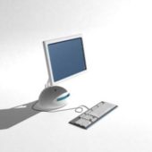 Imac Computer With Keyboard
