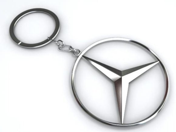 Mercedes Logo Keyholder