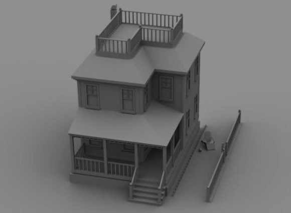 Single Roof House Building