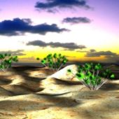 Desert Terrain Landscape