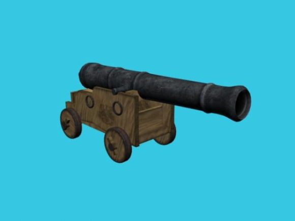 Rustic Pirate Cannon