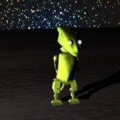 Alien Planet Man Character
